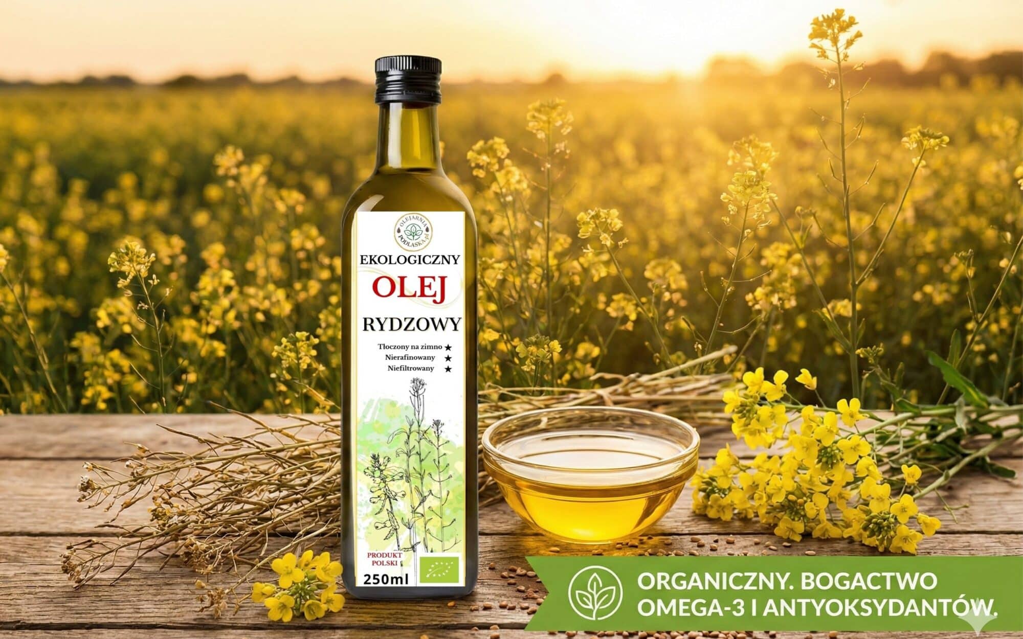 Ekologiczny Olej Rydzowy 250 ml