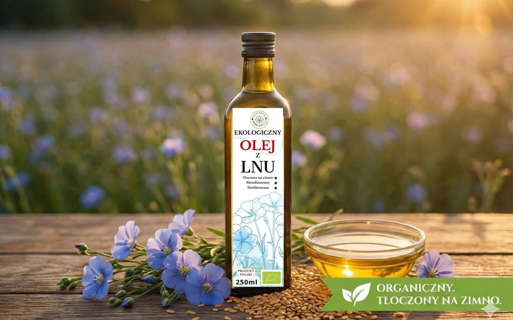 Ekologiczny Olej Lniany 250 ml