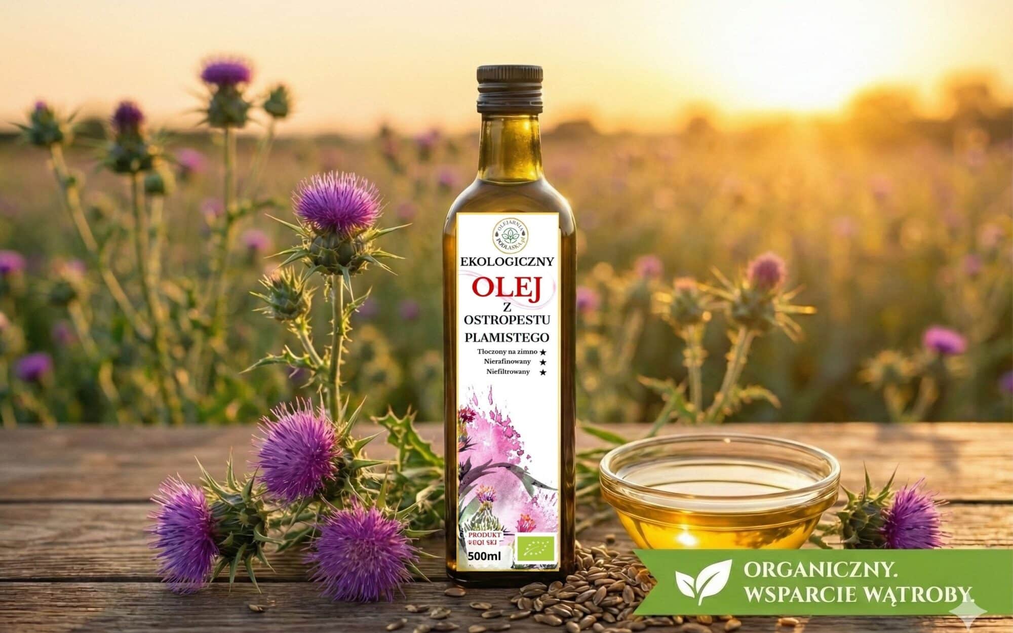 Ekologiczny Olej z Ostropestu 500 ml.