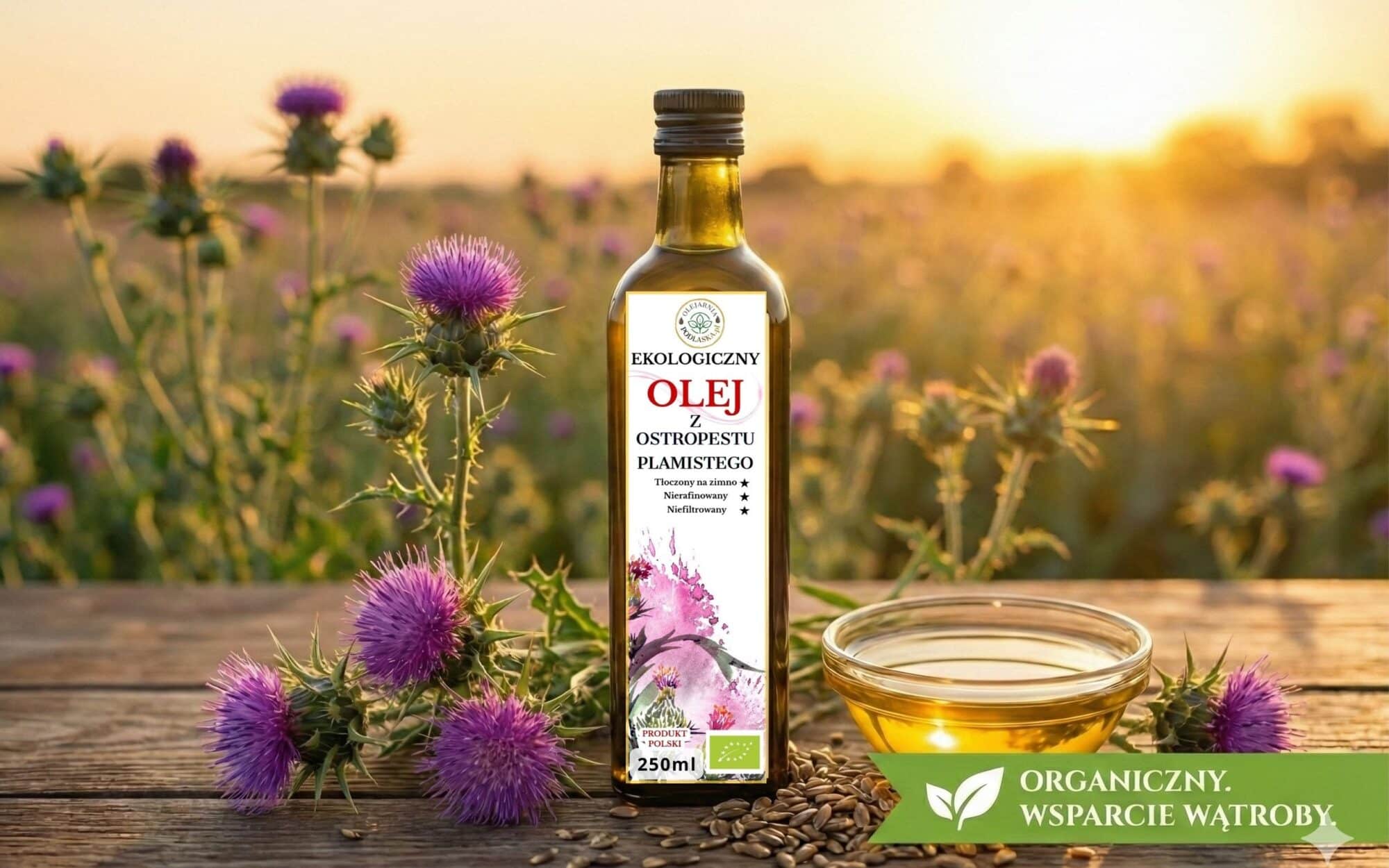 Ekologiczny Olej z Ostropestu 250 ml.